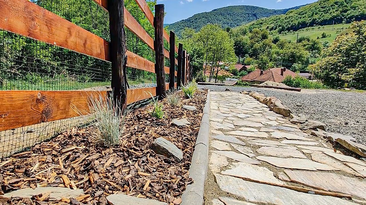 CONSTRUIESC O ALEE RUSTICA din pietre de munte