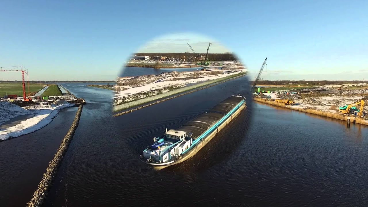 Prinses Margriet kanaal bij Bergum/ DJI Phantom 3