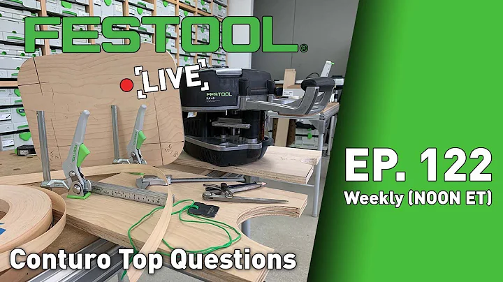 Festool Live Episode 122 - Conturo KA 65 - Top Questions