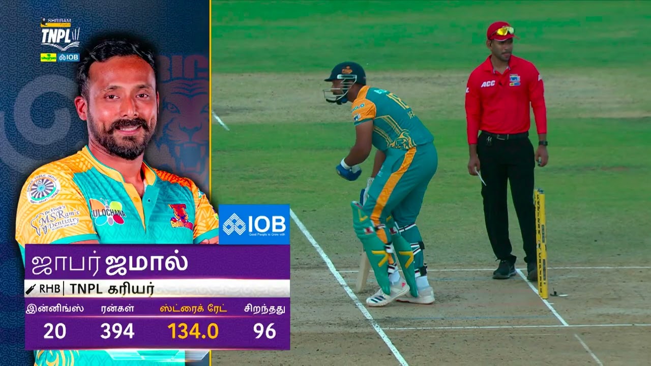 Match 12 Highlights: iDream Tiruppur Tamizhans vs Trichy Grand Cholas