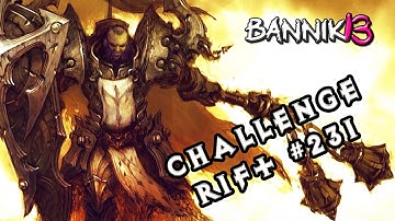 DIABLO 3 - Challenge Rift 231 CRUSADER Fist of Heavens Aegis of Valor Completion Guide
