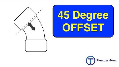 Plumber Math: Offsets Part 1 - 45 Degree Offsets