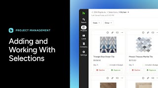 Adding and Working with Selections