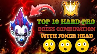 Top 10 God Level Free Dress Combination With Joker Head Mad Hyper Gaming