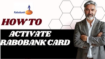 How to activate Rabobank card I DOUBLE Z