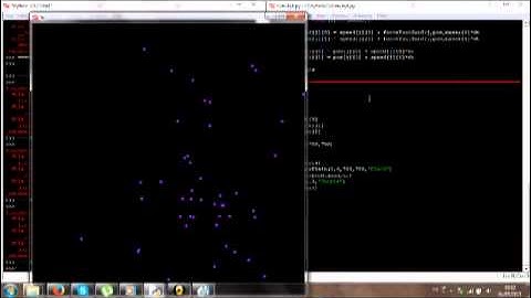An 2D gravity simulator in Python