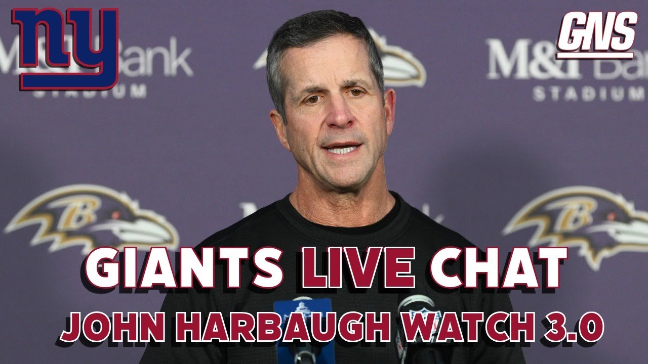 Giants & John Harbaugh Watch 3.0 Live Chat