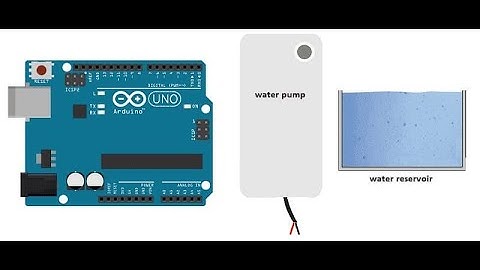 Control a water pump by Arduino