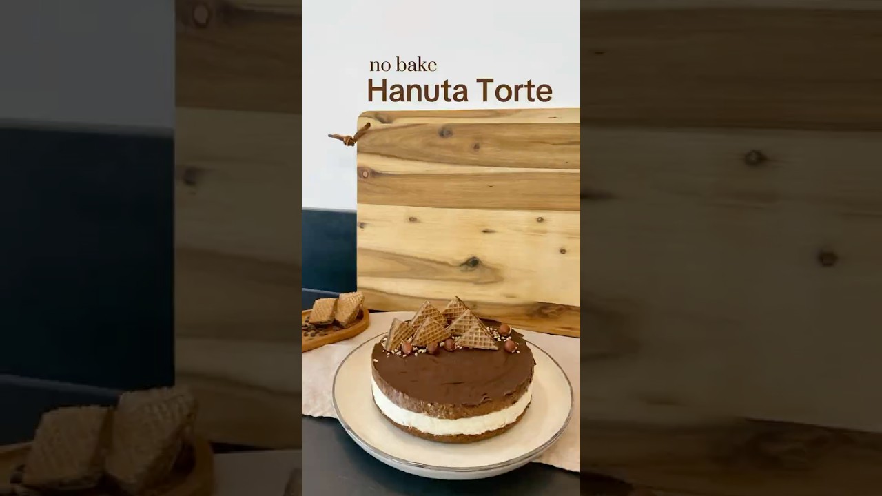 Hanuta Mousse Cheesecake 🍫 | Easy No Bake Chocolate Hazelnut Cake | 