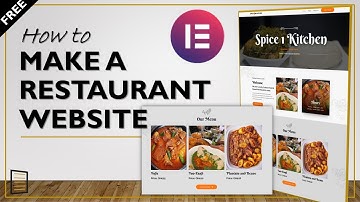 How to Make a Restaurant Website Using Elementor 2021