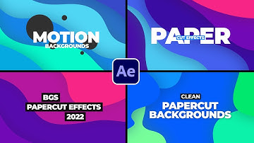 Create Trendy Papercut Backgrounds in After Effects | Tutorial