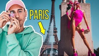 Boudoir Photoshoot In Public At Eiffel Tower Paris