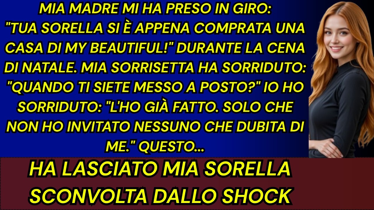 A Natale, mia madre mi prese da parte mentre tutti festeggiavano e mi disse, con quel tono tra l'amore e il giudizio: «Elena ha comprato casa. E tu, Marco, quando ti sistemi?». Non era la prima...
