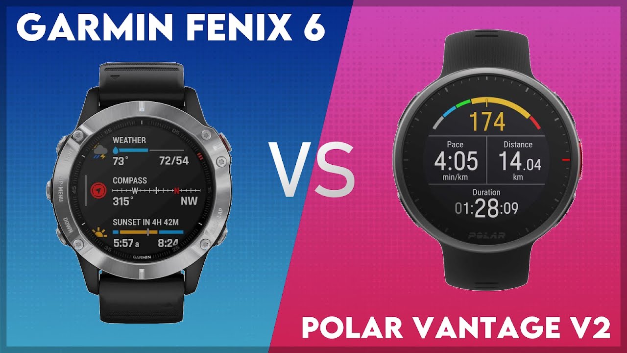 garmin fenix fenix pro vs polar vantage v2
