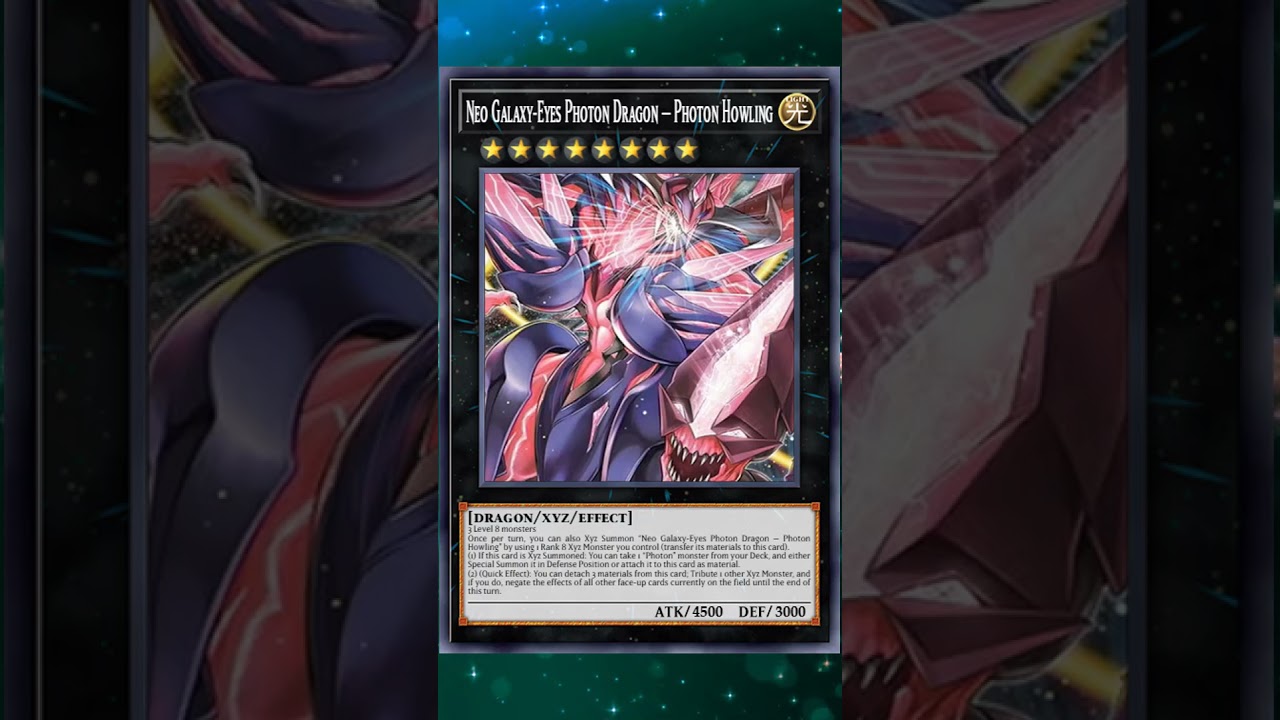 yugioh card neo galaxy eyes photon dragon Yu-Gi-Oh! Number C62: Neo Galaxy-Eyes Prime Photon Dragon - Ultra Rare -  1st Edition - Collectible Card main image 1