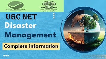 UGC NET disaster management | complete information | UGC NET December 2024| Envirocademy