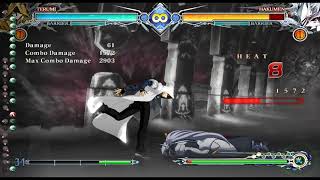 BBCF2: Big body exclusive 214c meaty combo (Hakumen/Tager/Susanoo)