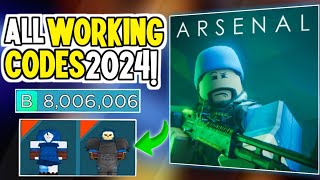 ⚠️NEW UPDATE⚠️ARSENAL ROBLOX CODES 2024 - ARSENAL CODES