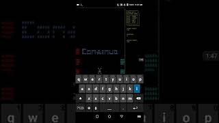 AsciiRevo Brick Game Clone (Rally Racing) Developed On Termux Android With Python Ncurses screenshot 5