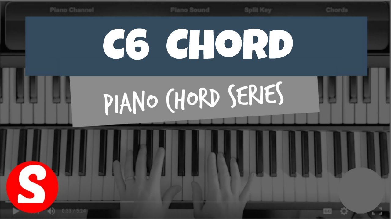C6 Chord Piano, Smartpianolessons.com, smartpianolessons, smart piano lesso...