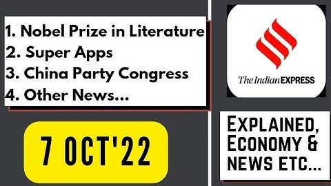 7th October 2022 | Gargi Classes News & Explained Analysis | By R.K. Lata