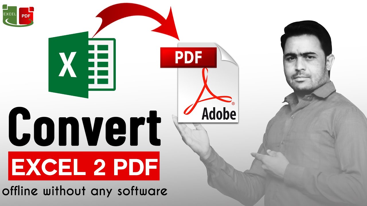 How To Convert Excel To Pdf Without Any Software Offline Convert Any