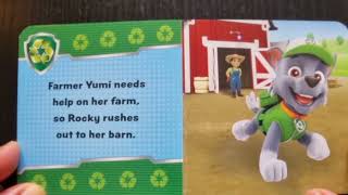 Paw Patrol Rocky Read Aloud Book for Kids