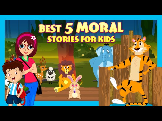 Best 5 Moral Stories For Kids | Learning Stories | Tia u0026 Tofu Storytelling | Beddtime Stories class=