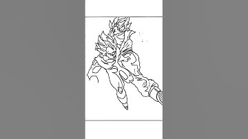 Goku VS Majin Vegeta Making on Procreate #procreate #animationart #procreatetimelapse #dragonballz