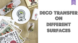 Little Birdie Deco Transfer on Different Surfaces