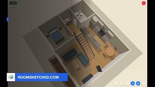 3D Camera Controls in RoomSketch3D: Rotate, Pan, Zoom, Reset, Ceiling & Shadows screenshot 4