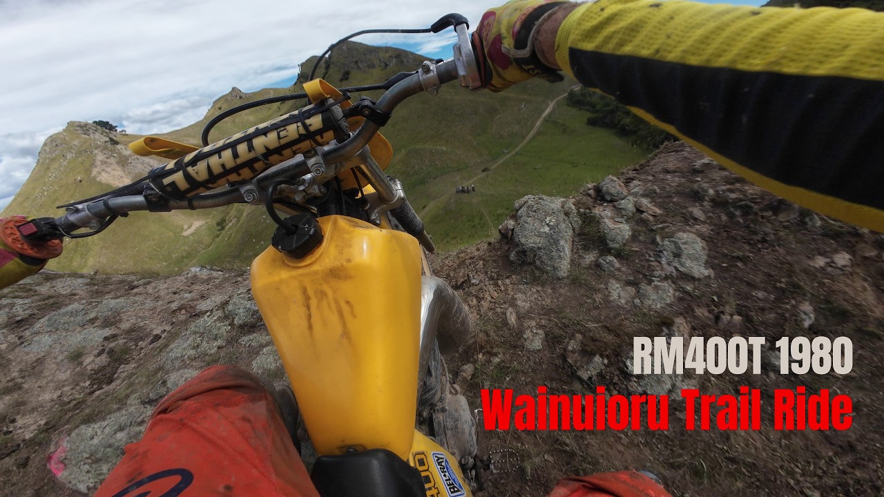 RM400 1980 Suzuki - Wainuioru Trail Ride 2026, NZ - Fast sections and Hard 