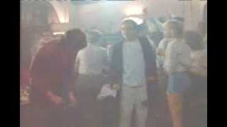 80's dancer in sexy jeans shorts!!!!