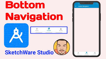 How To Create Bottom Navigation In SketchWare Studio Step By Step |Hindi|AndroidBulb