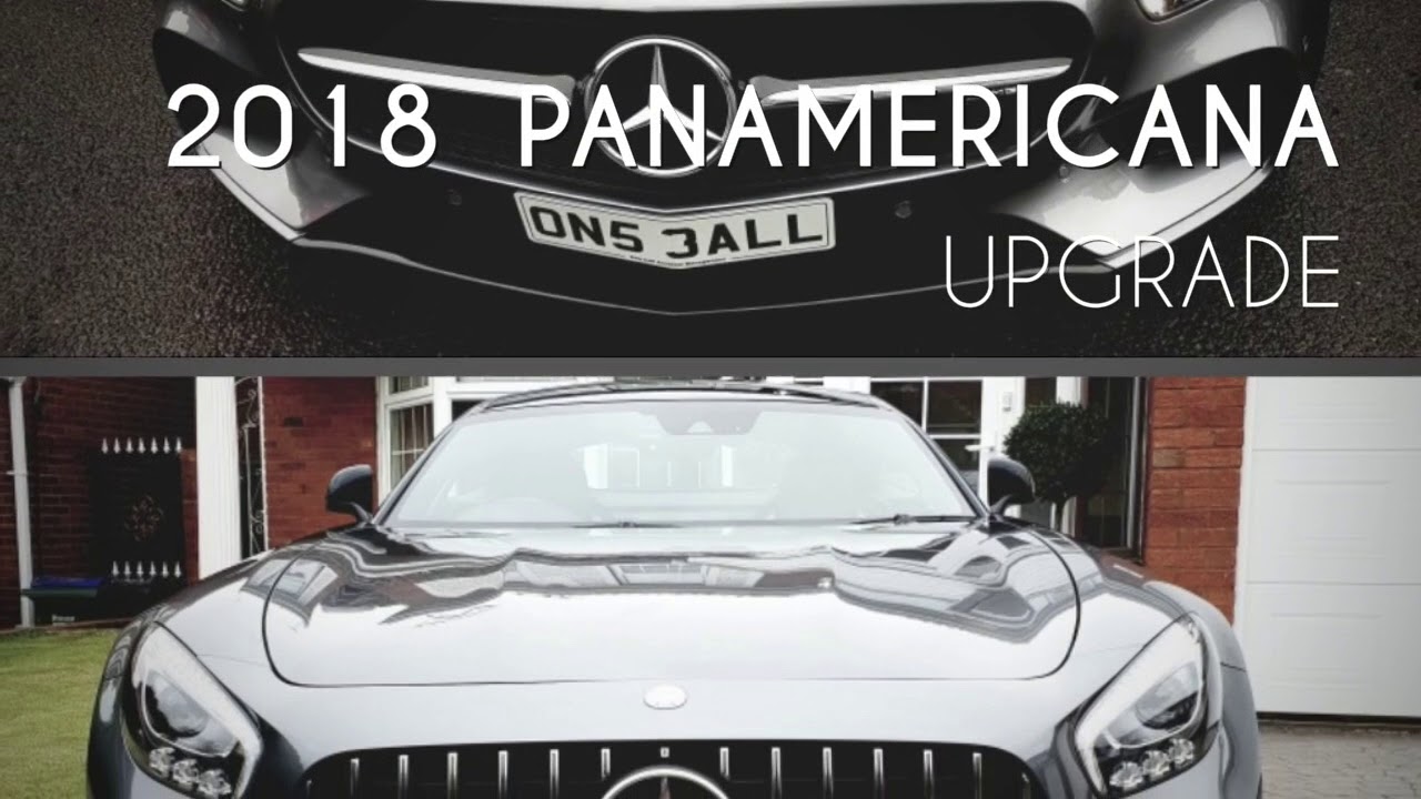 AMG GT/ GTS Panamericana front bumper upgrade - YouTube