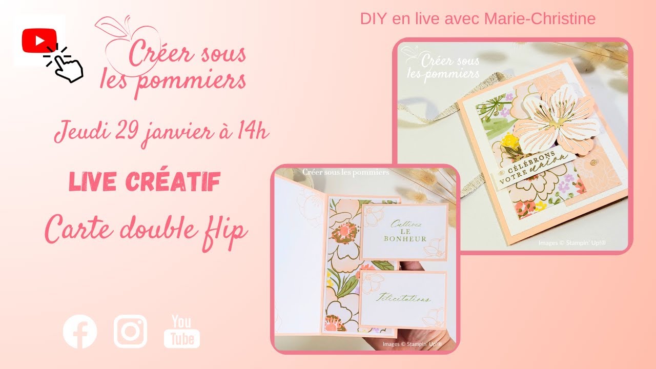 [LIVE] Créons ensemble une carte double flip