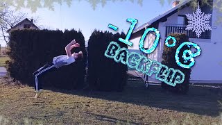 I Attempted A Backflip At -10° Degrees! (INJURY WARNING) @fredek