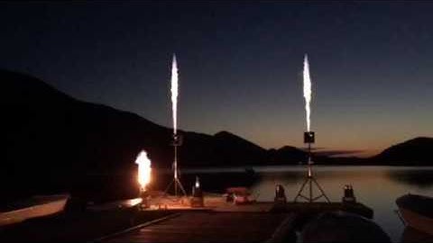 Flammenshow Explo X2 Wave Flamer Pyrotech Austria