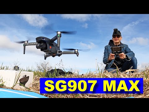 SG907 MAX - Low Cost Drone with BIG Features (3 axis Camera Gimbal) - Review