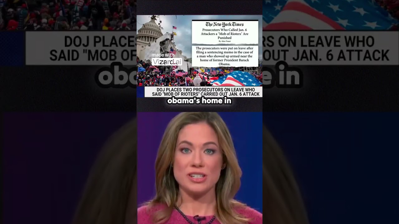 Trump's Retribution:DOJ Prosecutors Sideline Over Jan 6 Rioter 
