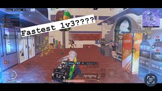 Fastest 1v3 ever (within 3 seconds) & Frags🔫 | Chaser Gameplay🔥#clutch #highlights #montage