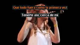 Video thumbnail of "Quiero que te quedes Karaoke    Adriana Lucia"