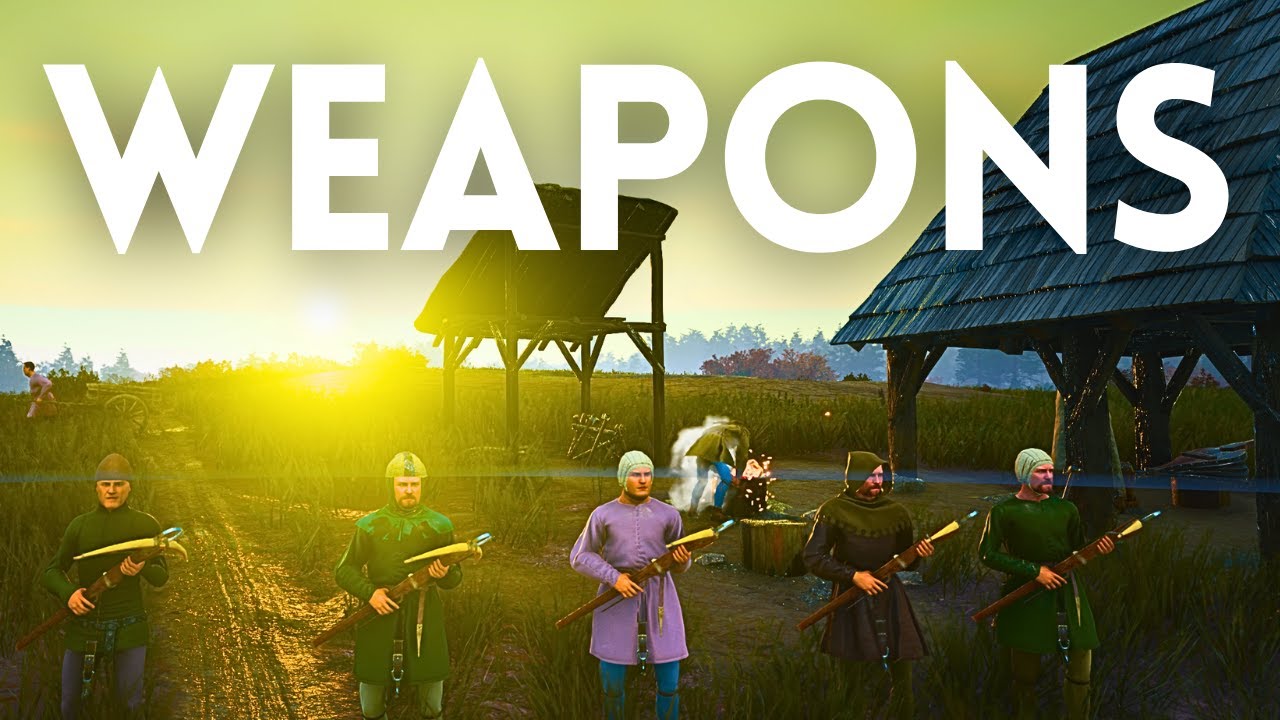 Weapons Manufacturing in a Self-Sufficient Manor Lords Town