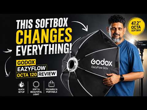 This Softbox Changes Everything! | Godox EazyFlow Octa 120 Review ⭐ | Tamil Photography Tutorials