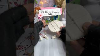 DIY Tic tac toe game /DIY with clay#ideas #hkeglart #diy#craft #clayart #claycraft #diygames #art ##