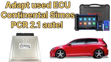 Adapt used ECU Continental Simos PCR 2.1 autel 508/608/608pro