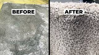 Relaxing Rug Cleaning, Includes Before & After | Carpet Cleaning Satisfying ASMR