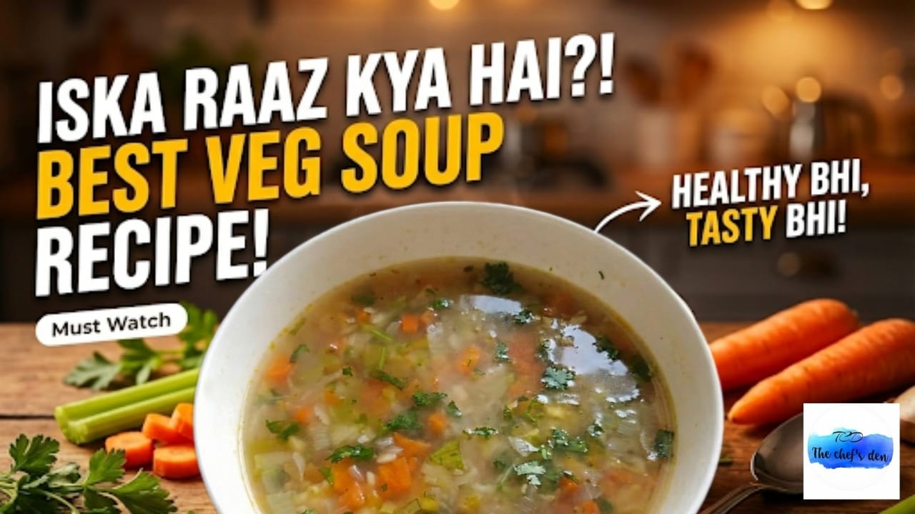 Restaurant Style Veg Soup Recipe | Healthy Winter Veg Soup | Easy 10 Min Veg Soup Indian Style