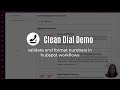 Clean Dial Demo