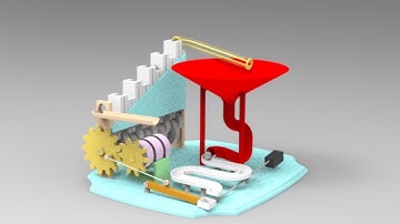 peak mechanical structure simulation-mechanism motion #2
